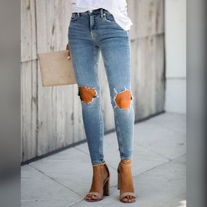 Free People skinny jeans